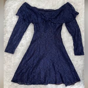 Paris Sport Club Navy blue lace dress